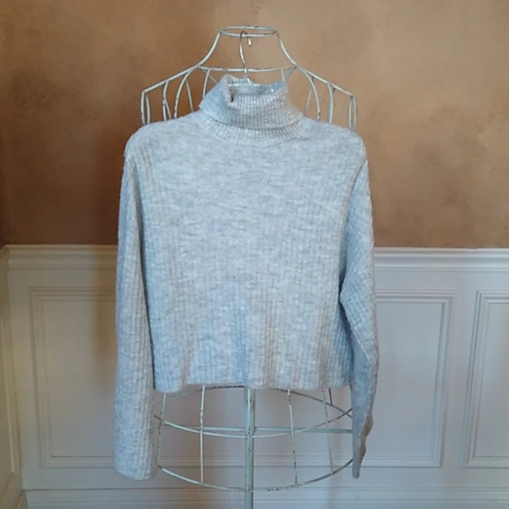 Divided Turtleneck Sweater - Picture 1 of 11